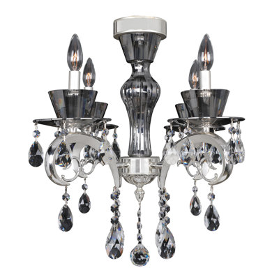 Locatelli 4 - Light Glass Classic / Traditional Chandelier