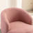 Swivel Accent Armchair Barrel Chair With Powder Coating Metal Ring-1135975742