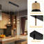 3 - Light Matte Black Cylinder Pendant