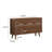 59.06"Brown Solid Wood Ash Nine-Drawer Cabinet