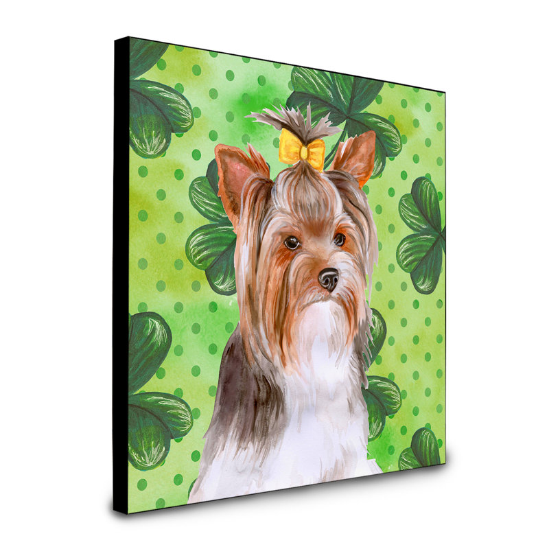 Panneau mural d’art Ibiza, Yorkshire Terrier