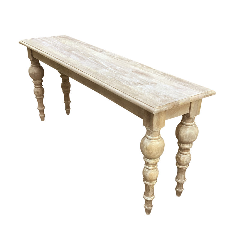 Console en bois massif 70 po Jachin