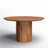 Round Solid Wood Dining Table-2088928583