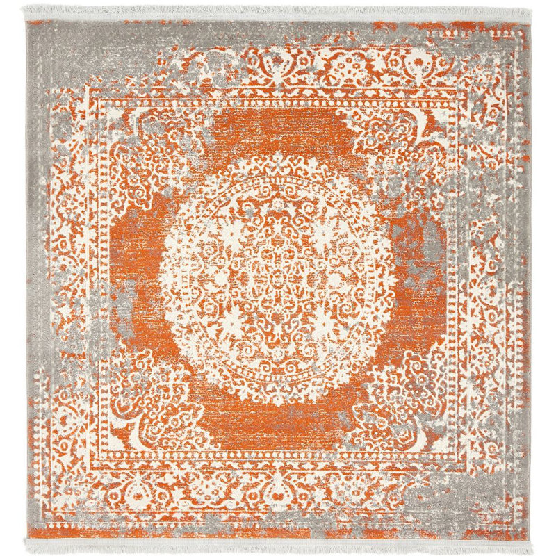 Pharaoh Abstract Indoor Rug, Square 8'