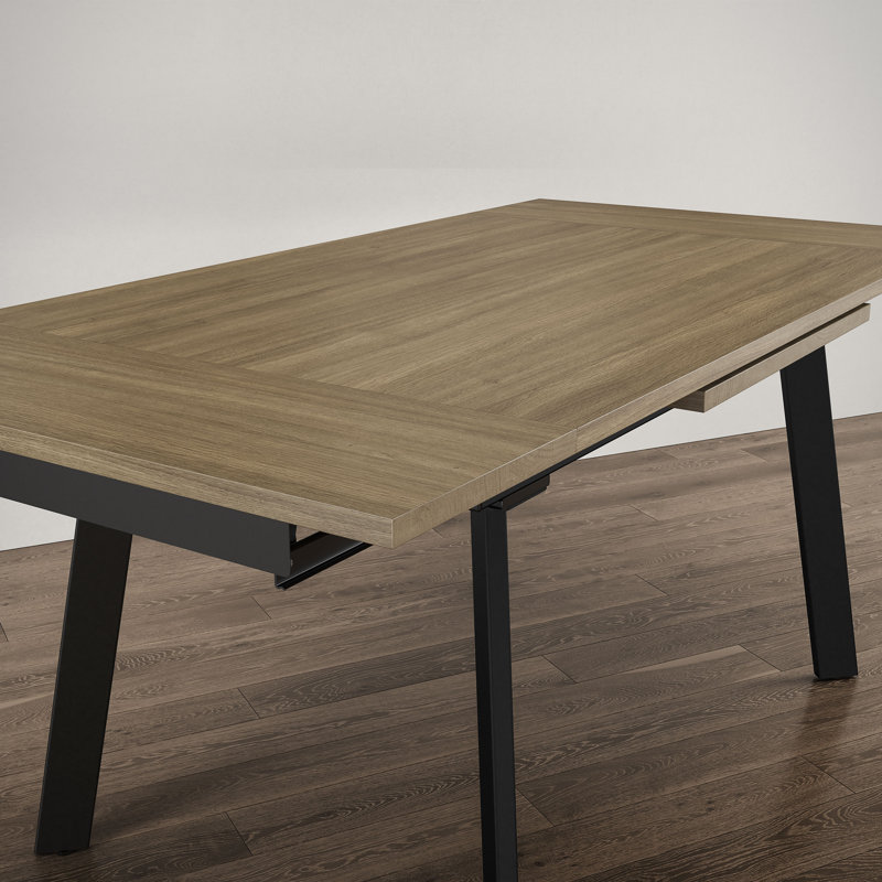 Lizzy Extendable Dining Table with end leaves