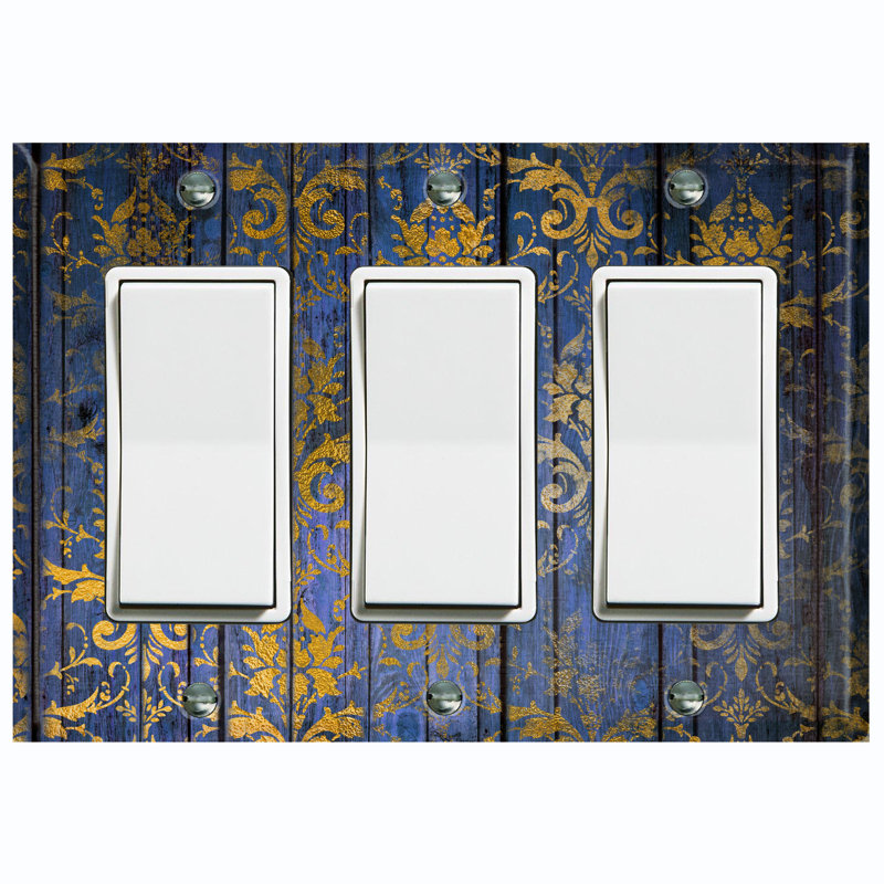 3 - Gang Toggle Light Switch Standard Wall Plate