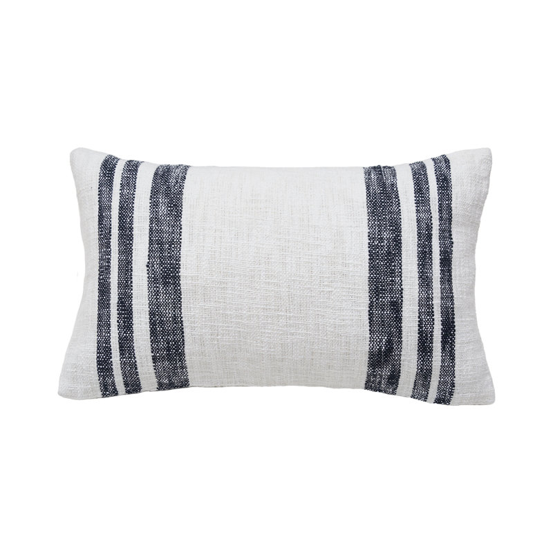 Morgan Cotton Blend Throw Pillow, Onyx