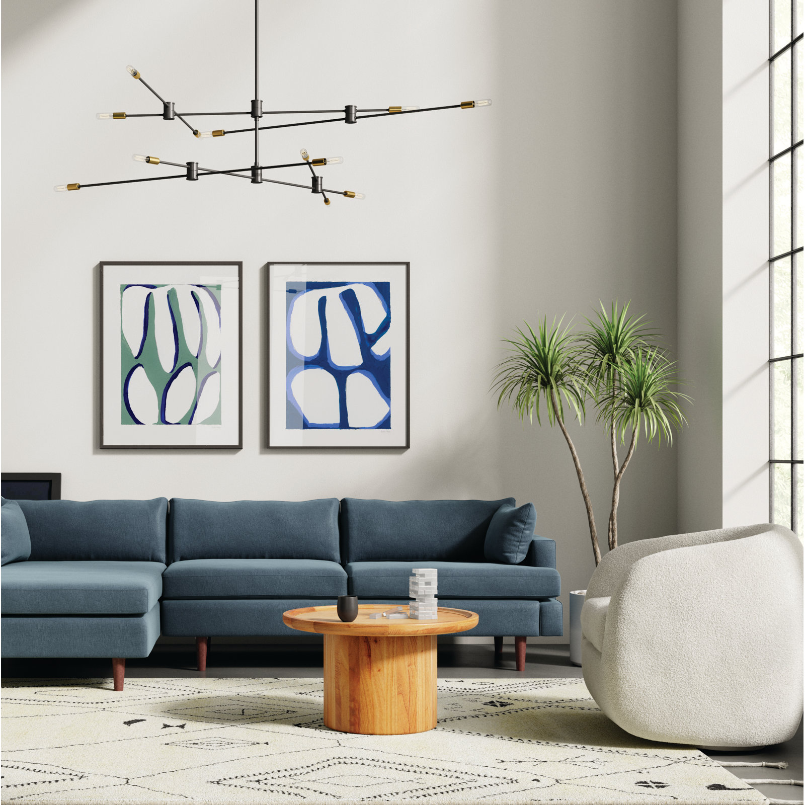 Jordy 12-Light Chandelier, Bronze