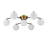 Enzo 7-Light Glass Semi Flush Mount 