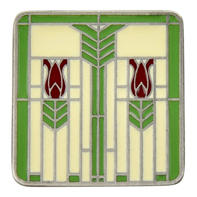 Arts And Crafts Square Knob