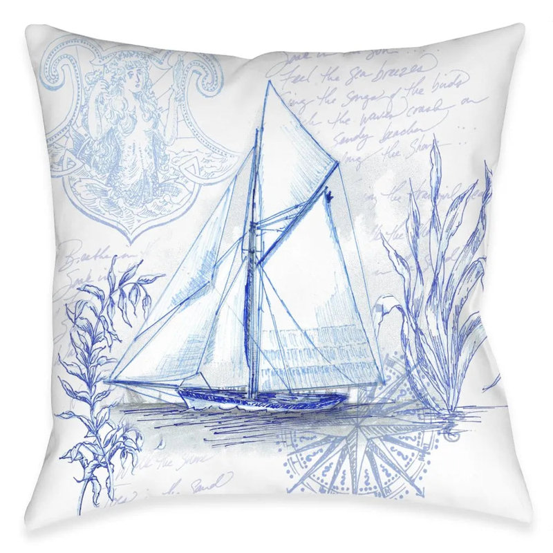 Coussin décoratif voilier côtier