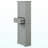 Tall Bathroom Storage Cabinet, Freestanding Storage Cabinet With Drawer And Adjustable Shelf, MDF Board With Painted Finish, Grey-886528974