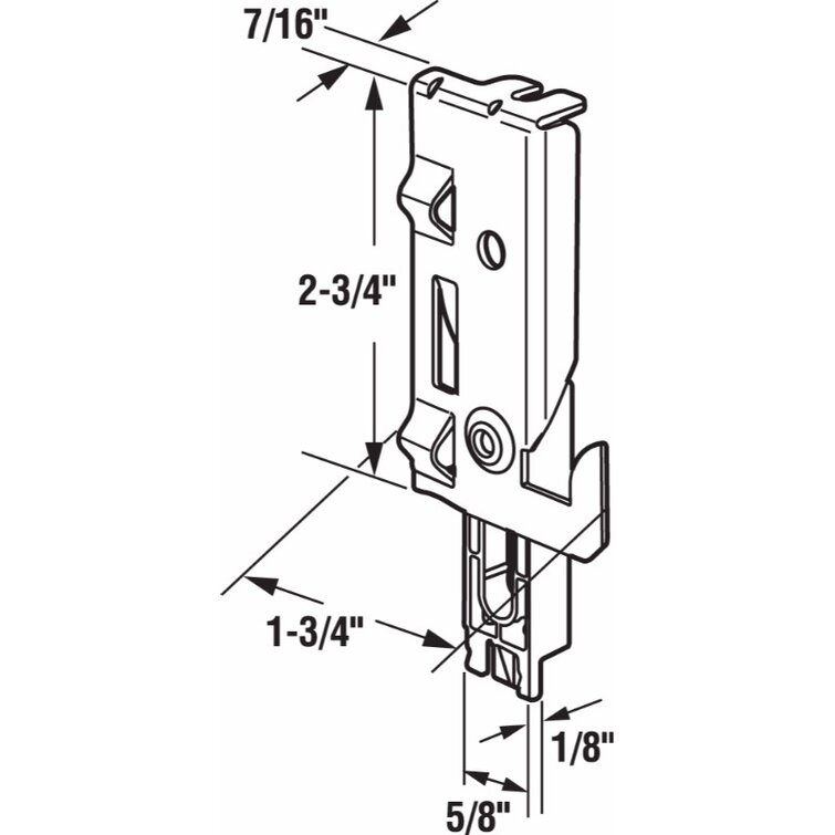 Prime-Line Closet Door Bottom Guide - Wayfair Canada