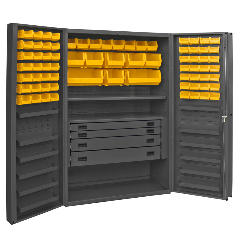 Armoire en acier soudé robuste de calibre 14