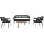 Taopi Wicker 4 - Person Garden Lounge Set