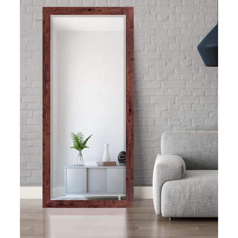 Miroir pleine grandeur Henslee, Noyer foncé, H 71 po x l 30,5 po