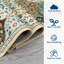 Abstract Machine Printed Area Rug-881417405-881417407