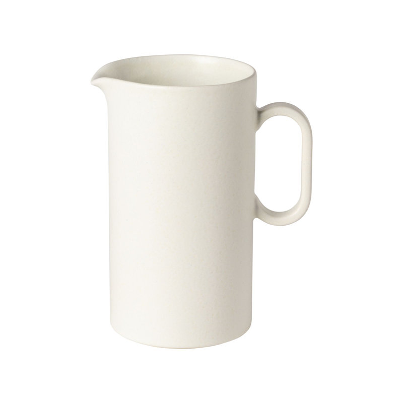 Redonda Stoneware Pitcher, White