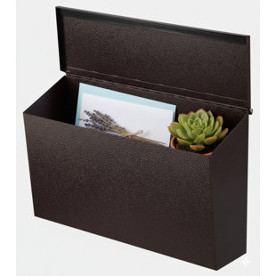 Wall-Mount Mailbox For House,Large Capacity Mail Box,Galvanized Steel Rust-Proof Metal Post Box,Mailboxes For Outside