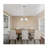Derose 5 - Light Iron Dimmable Chandelier
