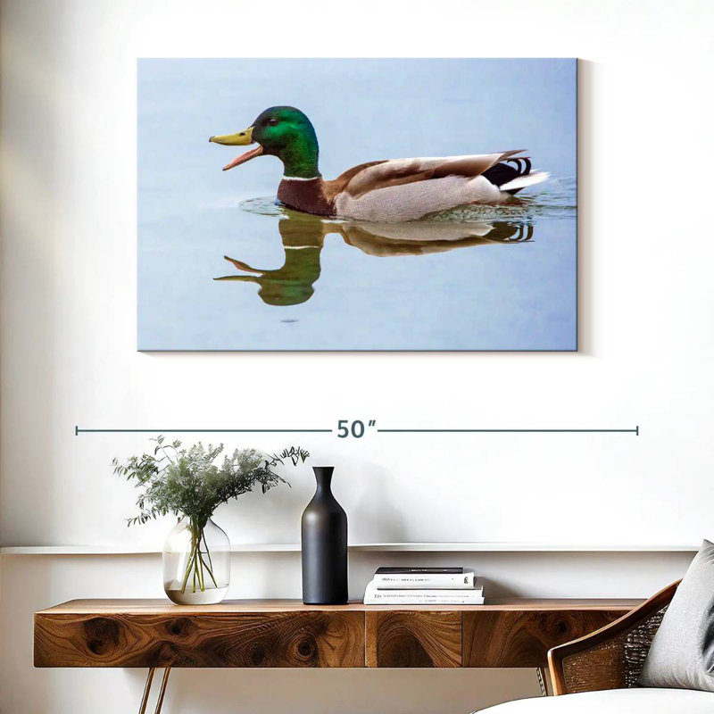 Brampt Floating Mallard Duck, 26" H x 39" W