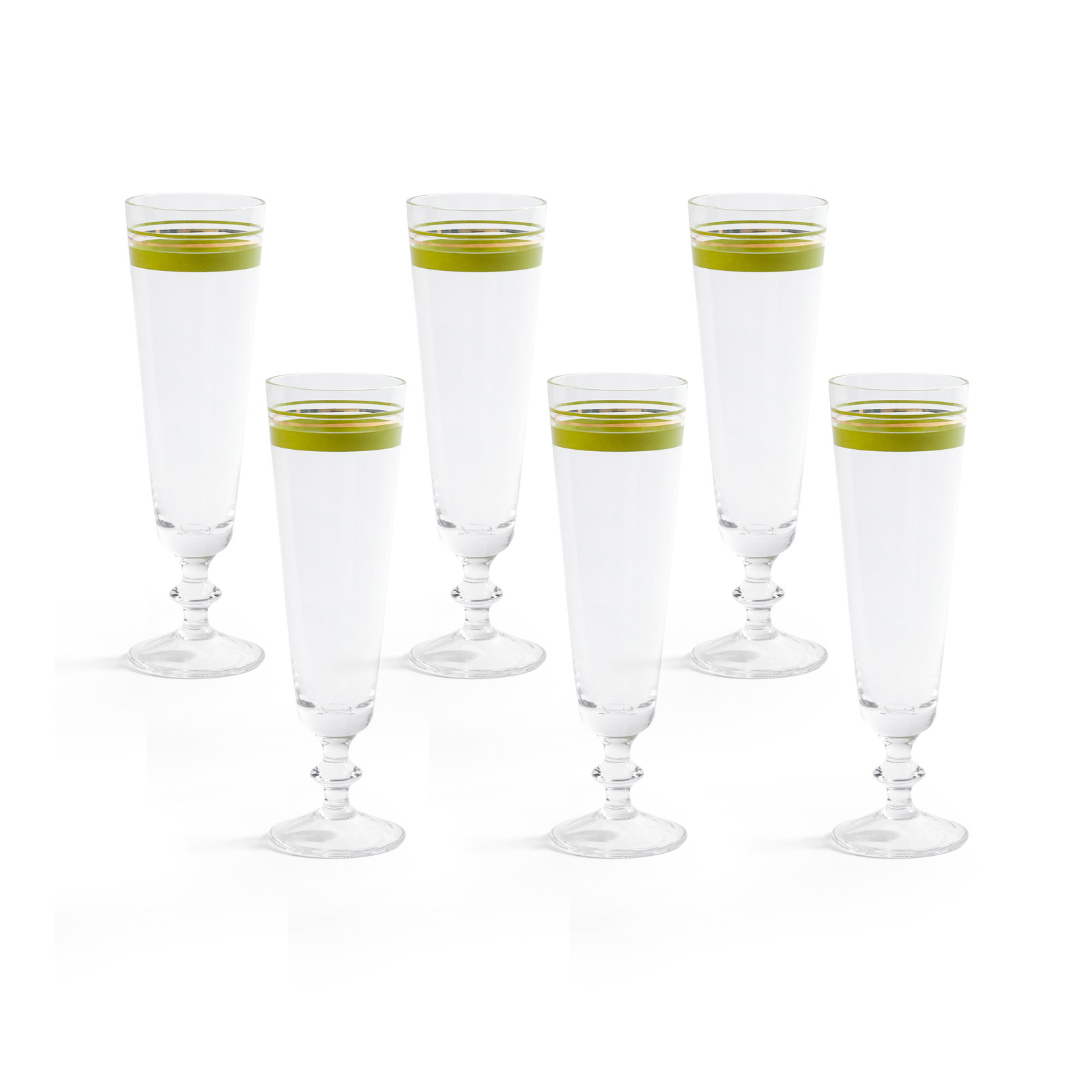 Alfresco Prosecco & Champagne Flutes, Set of 6
