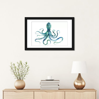 Octopus par Edward Selkirk - reproduction d'art sur toile tendue