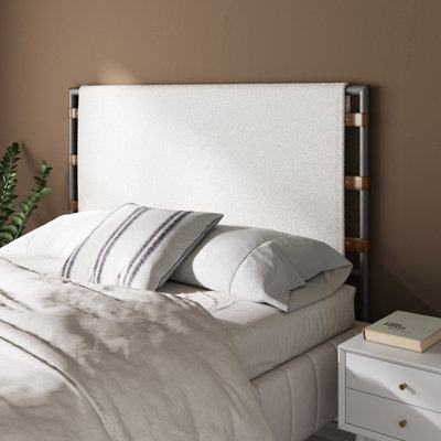 Lisabet Boucle Upholstered Headboard by Latitude Run