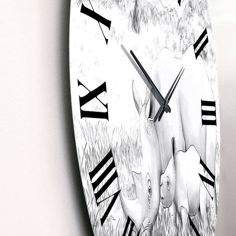 Horloge murale surdimensionnée, Grand