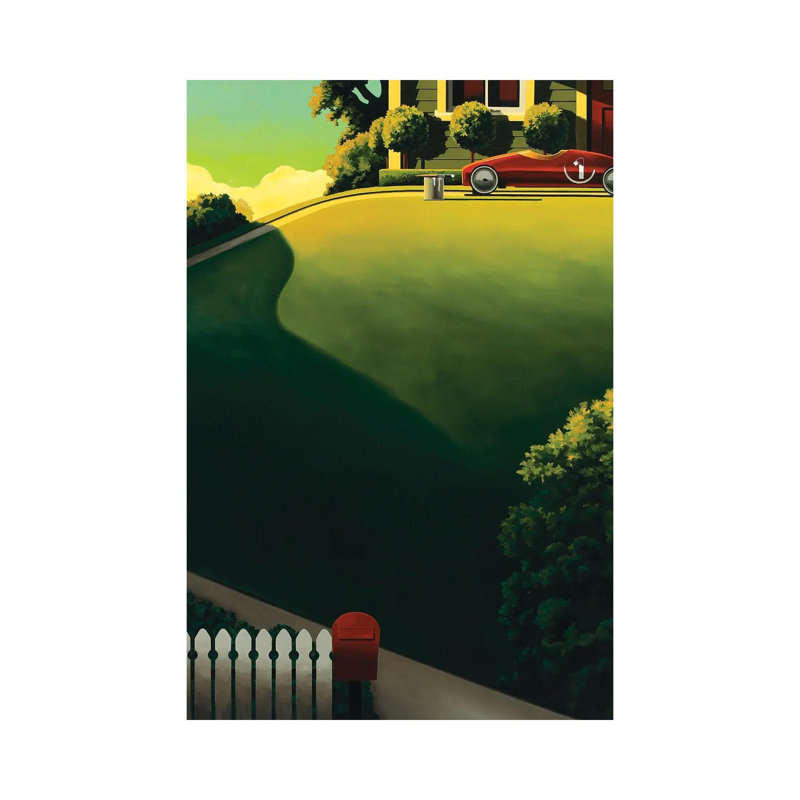 Test Drive by Ross Jones - Wrapped Canvas Painting, 20.32 cm H x 30.48 cm W