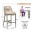 Tabouret de bar de patio Iemanja avec coussin