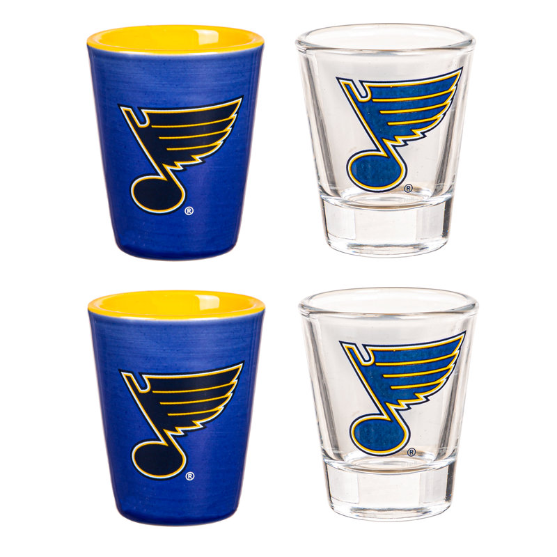 Ensemble de 4 pièces 20 oz. Evergreen Enterprises, Inc Ensemble de verres à liqueur, NHL St. Louis Blues