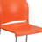Oliverson 880 lb. Capacity Full Back Contoured Stack Chair with Powder Coated Sled Base-162887974-217618170