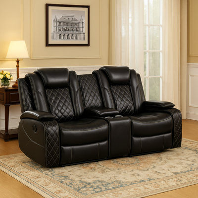 Power Living Room Furniture Sets,Electric Recliner Chair,Sectional Sofa Loveseat With Spacious Storage, Cup Holeders,2-Setaer