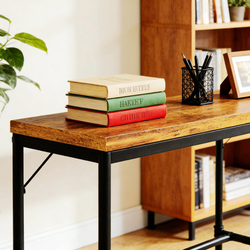 Sofa Table, Narrow Console for Home