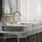Components Bathroom Sink Spout With Ribbon Design