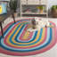 Tapis tissé à rayures Joia-1871599954
