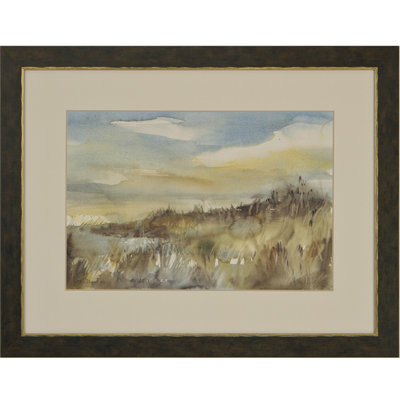 Marsh Grasses par Daughdrill - peinture encadrée