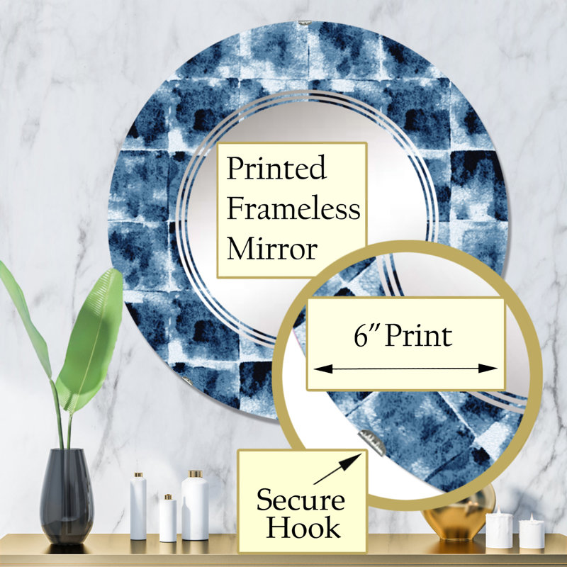 Miroir de salle de bain sans cadre, 32 po x 32 po