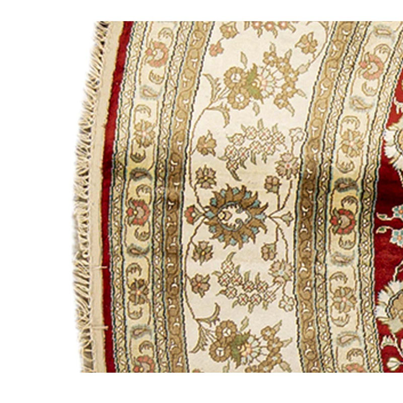 Hand Woven Silk Oriental Area Rug
