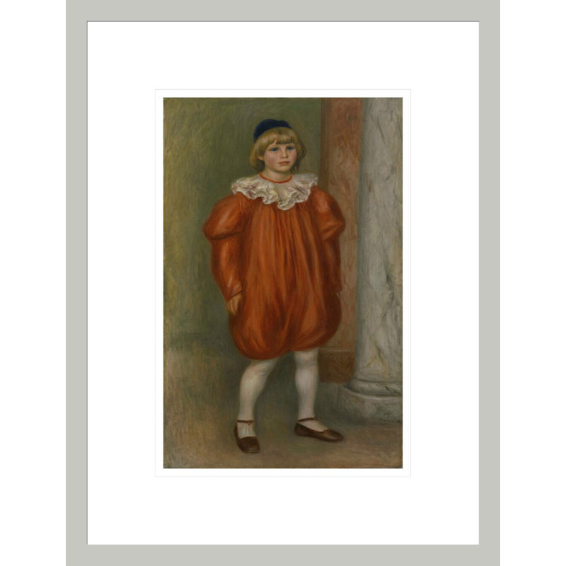 Le clown (Le Clown) Pierre-Auguste Renoir - Impression giclée sur cadre, 16,75 po H x 12,84 po L