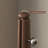 Black Walnut Metal Freestanding Coat Rack