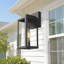 Luminaire d'extérieur antirouille pour l'extérieur, résistant aux intempéries pour la maison, le porche, le patio, le garage, le vestibule (noir, paquet de 2)-225381376
