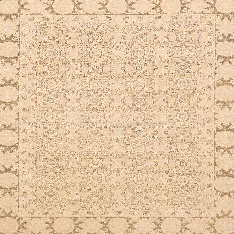 Abstract Indoor Rug, Square 7'