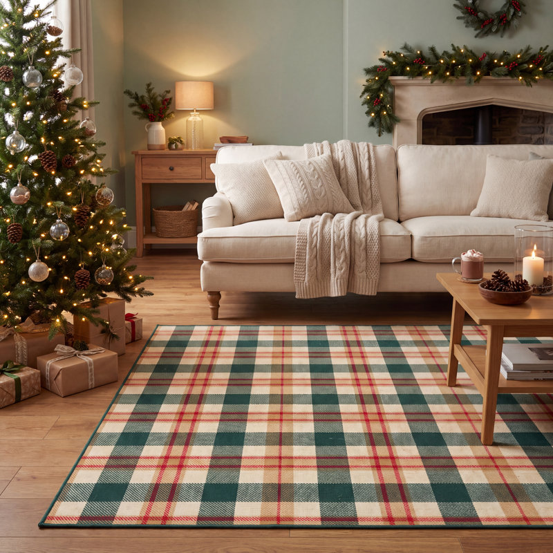 Tapis d'intérieur antidérapant Sacristy Modern, Rectangle 2 pi 6 po x 3 pi 3 po