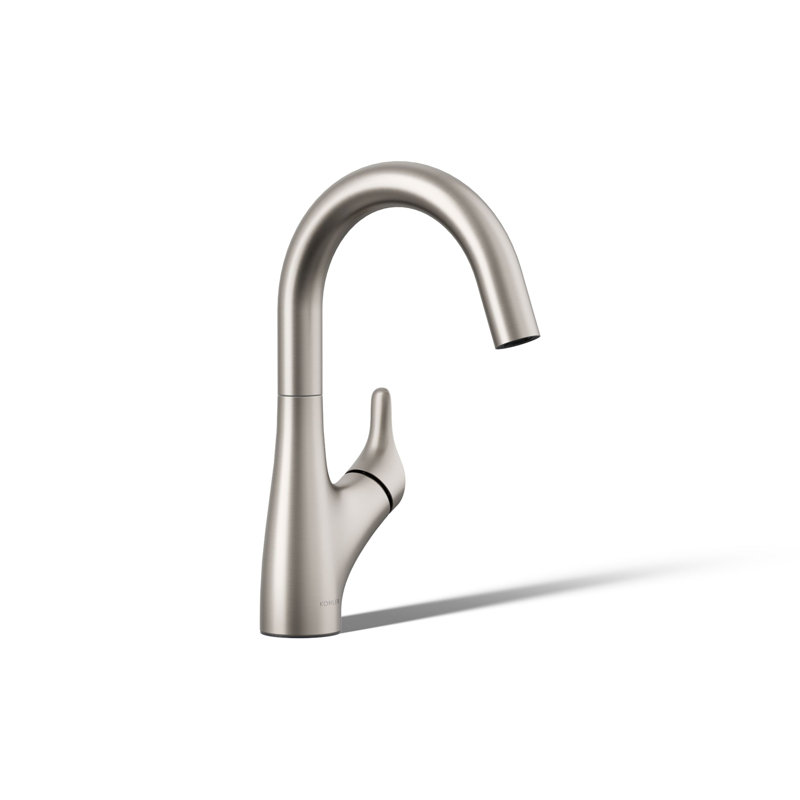 Rival Single-Handle Bar Sink Faucet, Vibrant Stainless