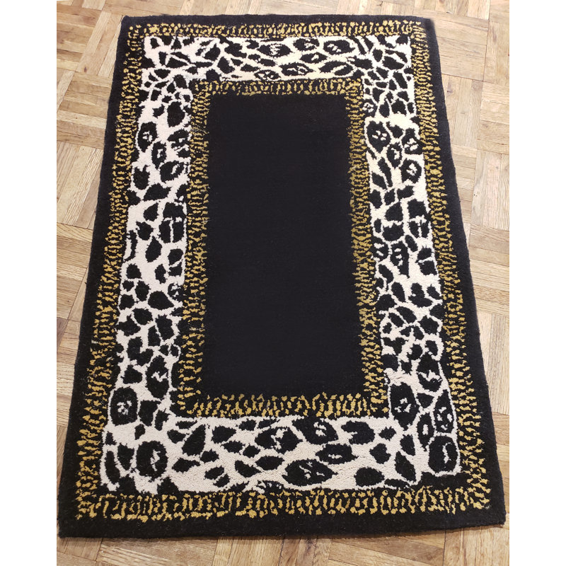 African Safari Wool Indoor Rug, Rectangle 8' x 11'