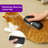 Fido Fave Dog Deshedding Brush, Black