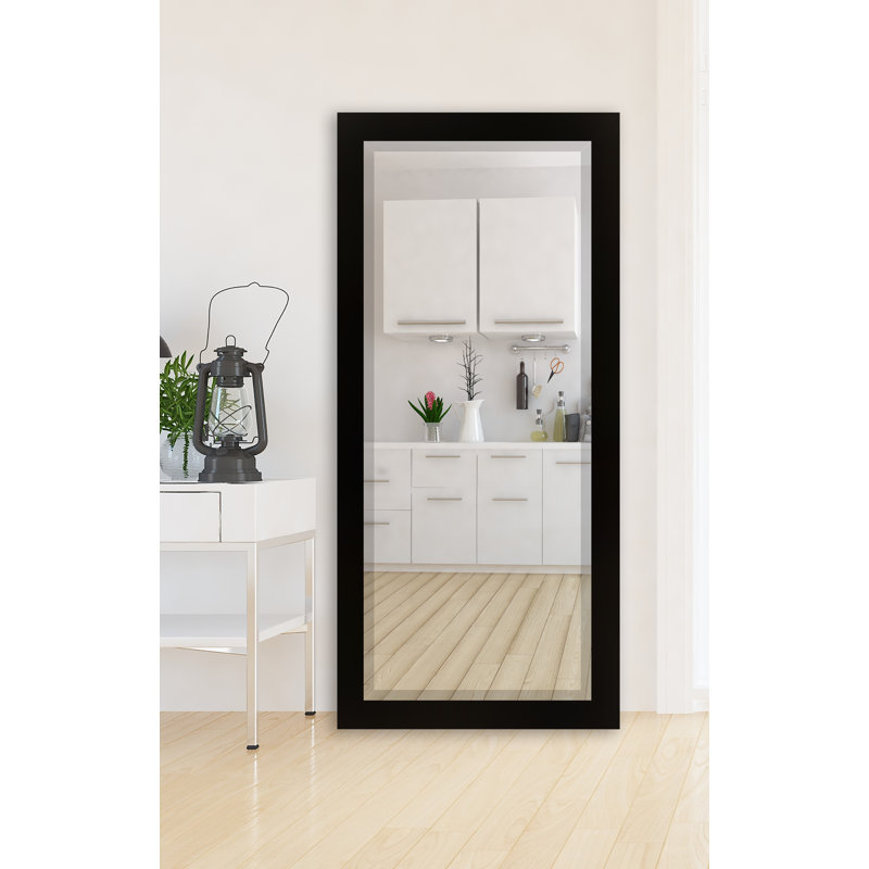 Miroir pleine grandeur Tacony, H 65 po x l 31,5 po, Noir