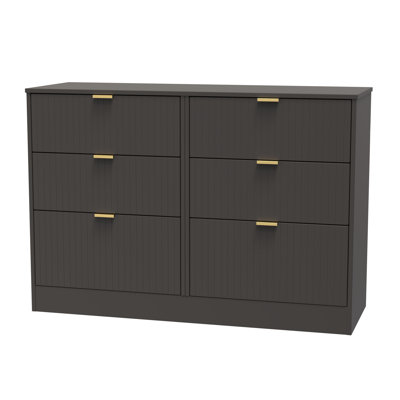 Berklie 115cm W 6 - Drawer Chest of Drawers
